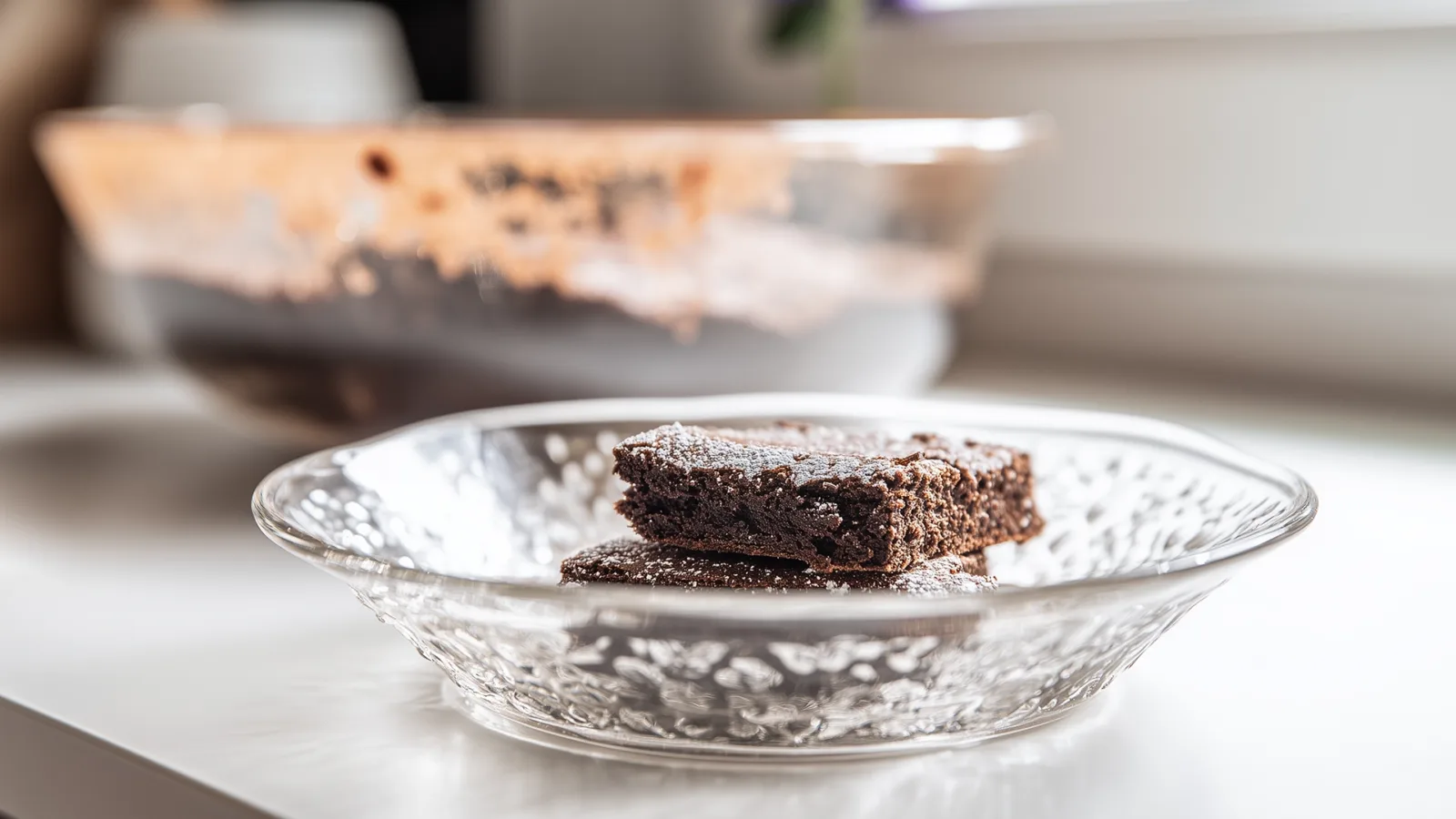 Фото блюда: Брауни с орехами и шоколадом в духовке