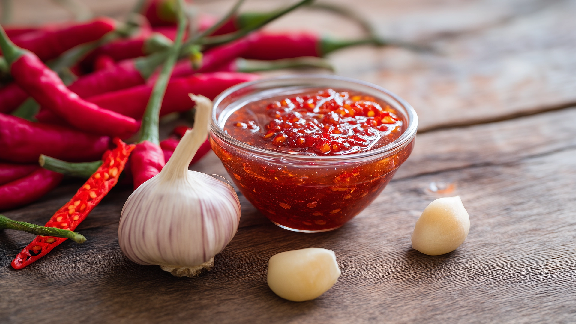 Соус чили с чесноком