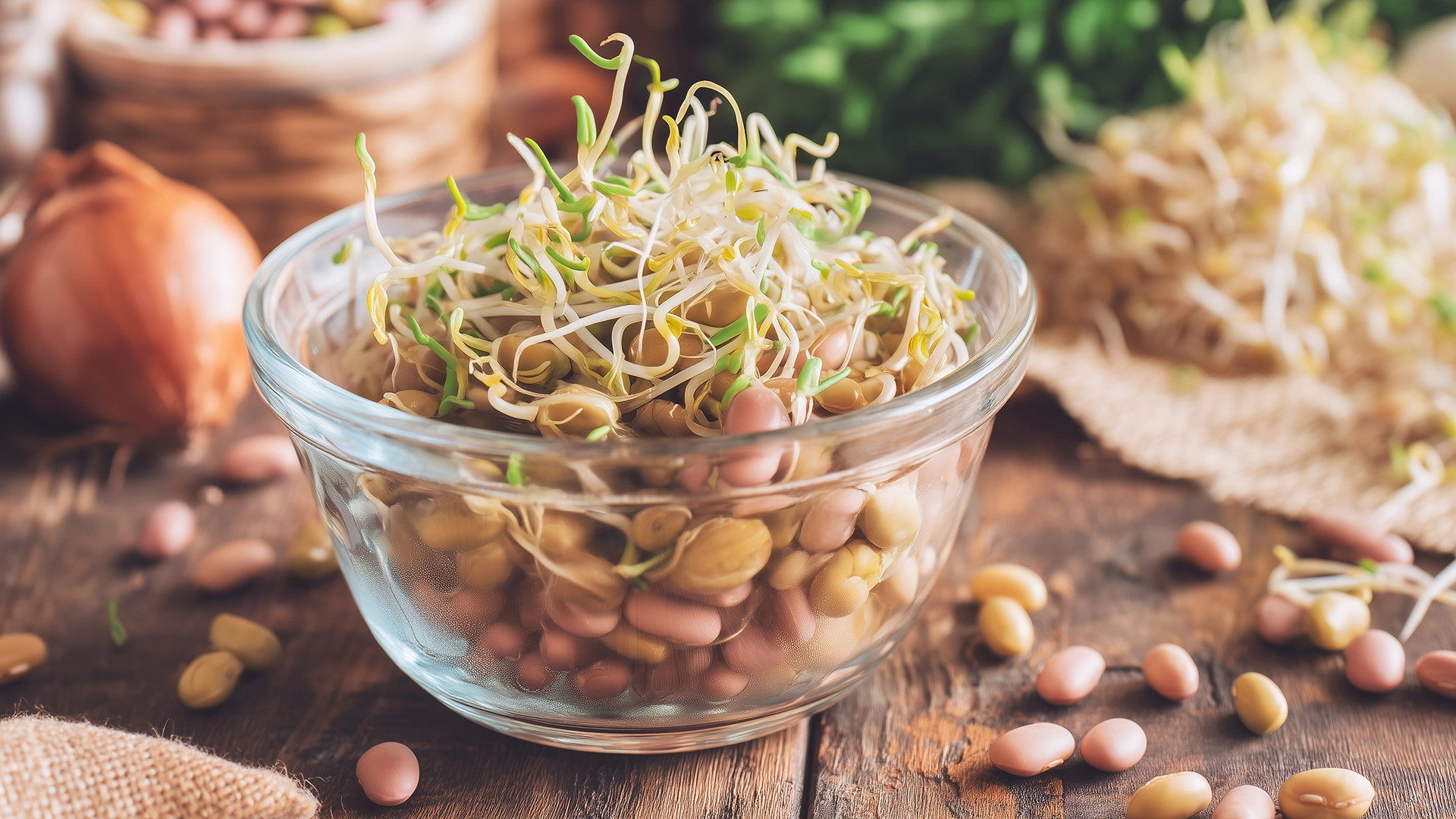 Бобовые ростки