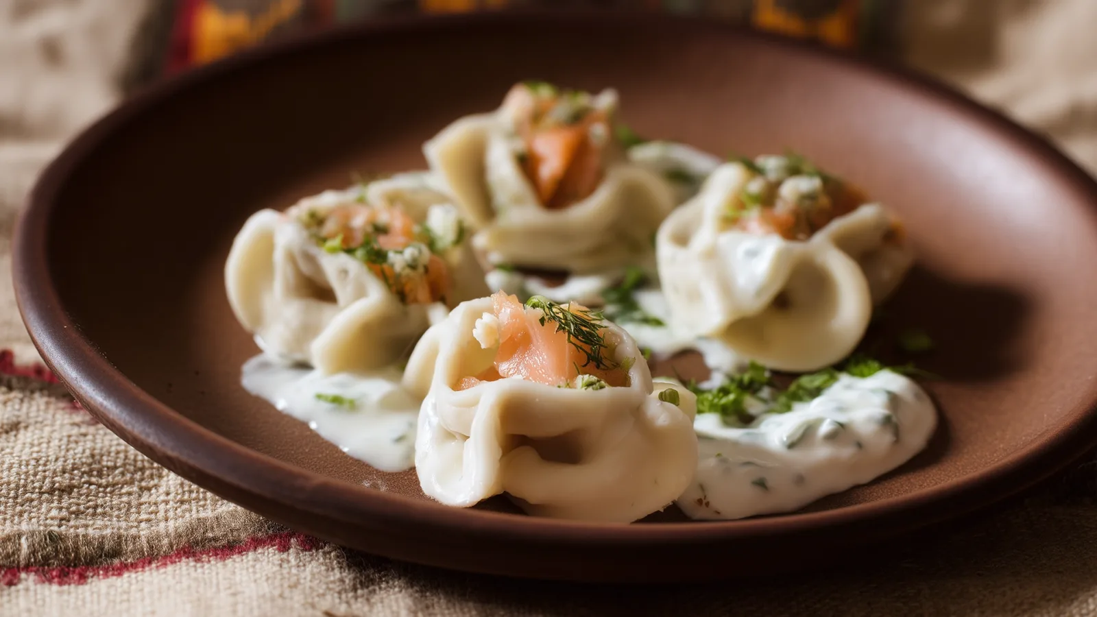 Фото блюда: Манты с кижучем по домашнему рецепту