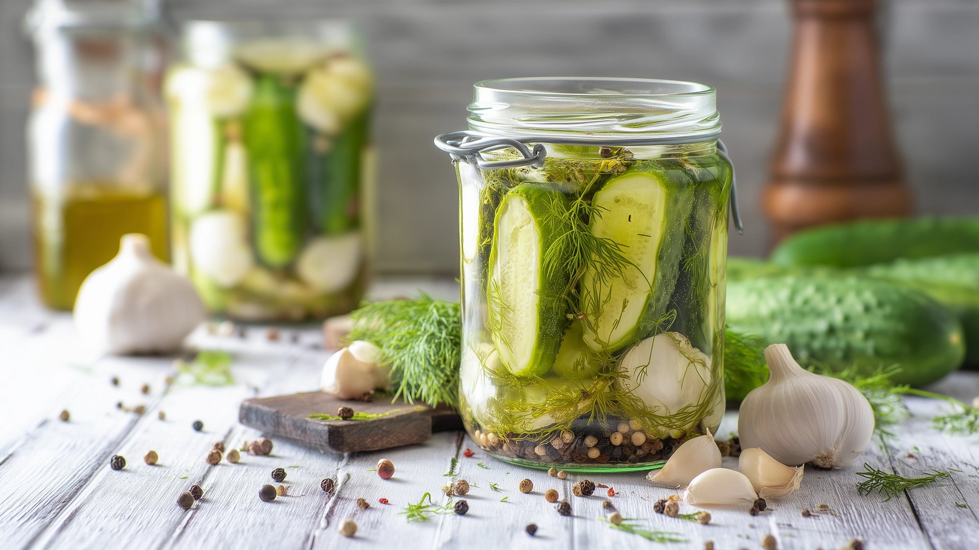 Огурцы маринованные