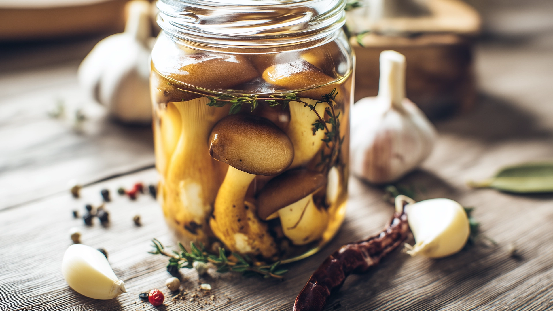 Опята маринованные