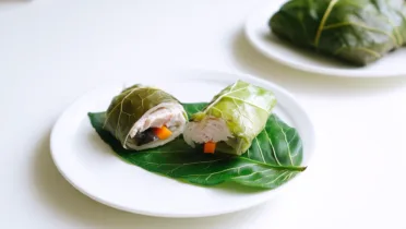 Фото блюда: Овощные рулетики с курицей на пару