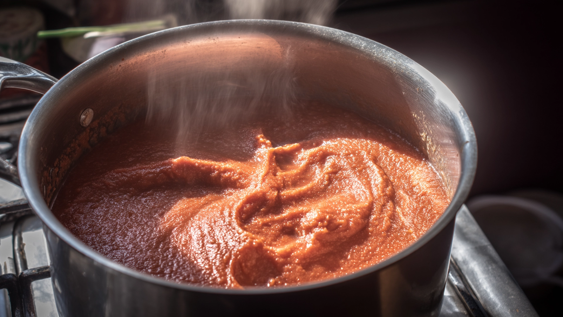 Уваривание томатной пасты на медленном огне