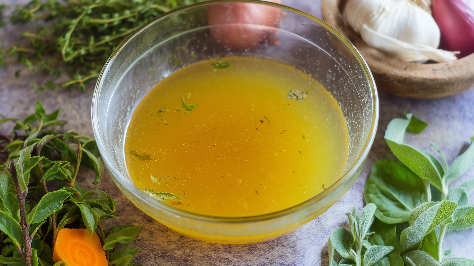 Бульон овощной