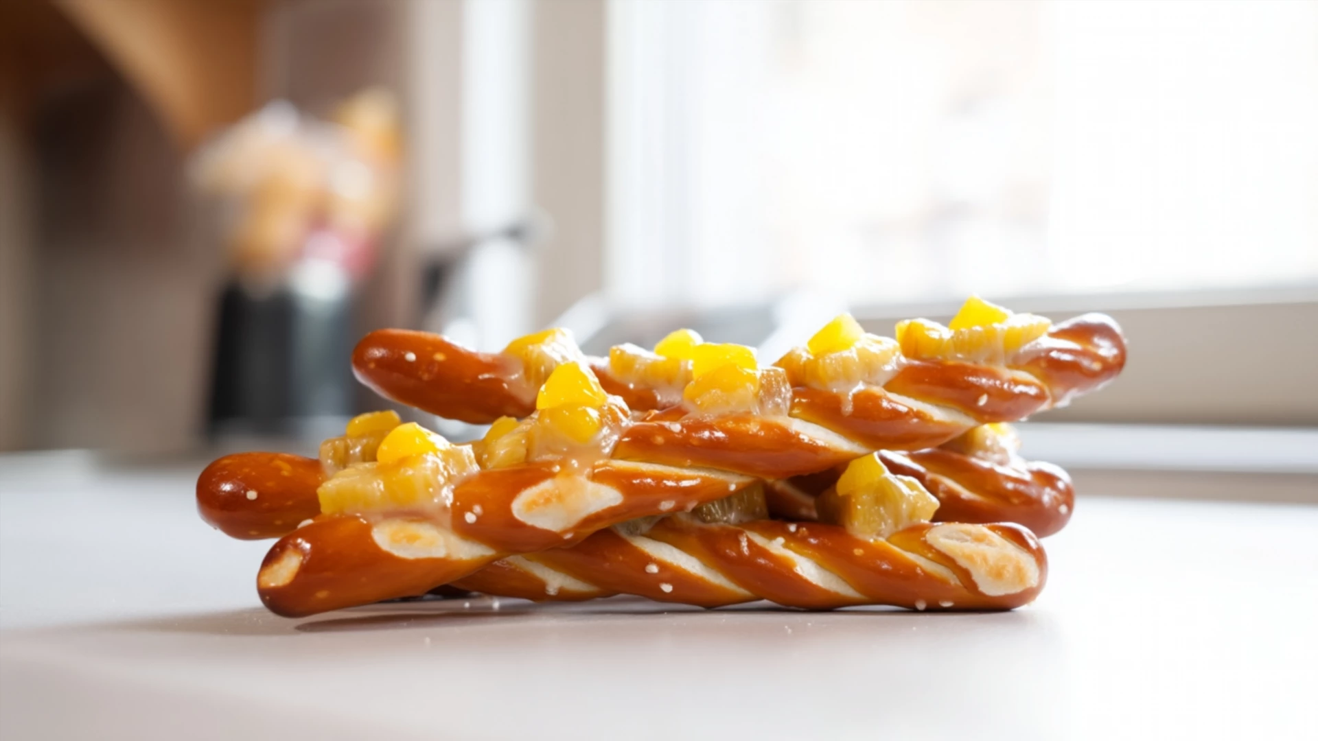 Фото блюда: Апельсиновая соломка с ананасовой крошкой для яркого хруста