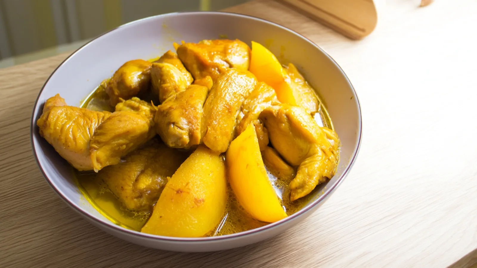 Фото блюда: Айва с курицей в мягком ароматном соусе