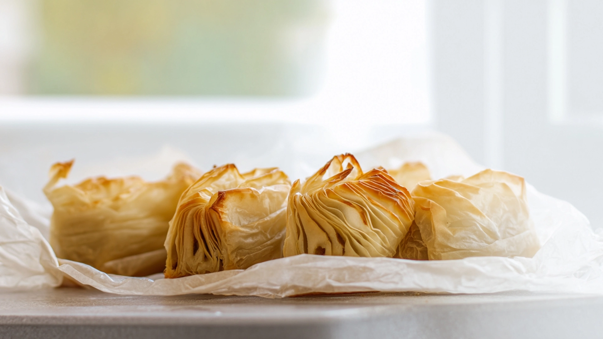 Фото блюда: Айва в хрустящих слоях теста с тёплым ароматом специй