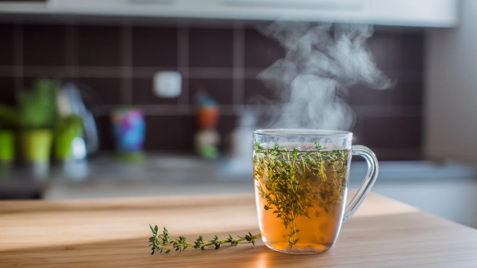 Фото блюда: Ароматный чабрецовый чай для уютного отдыха