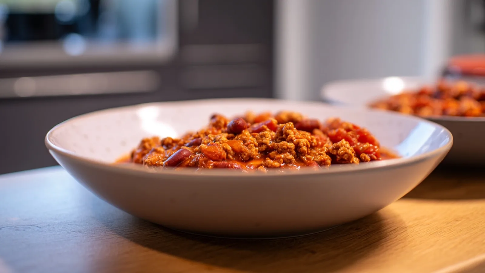 Фото блюда: Пикантное чили кон карне со свининой для уютного ужина