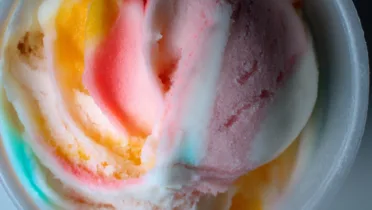 Фото блюда: Фруктовый сорбет с ярким вкусом сиропа