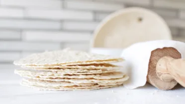 Фото блюда: Хрустящие гороховые крекеры с приятным ореховым вкусом