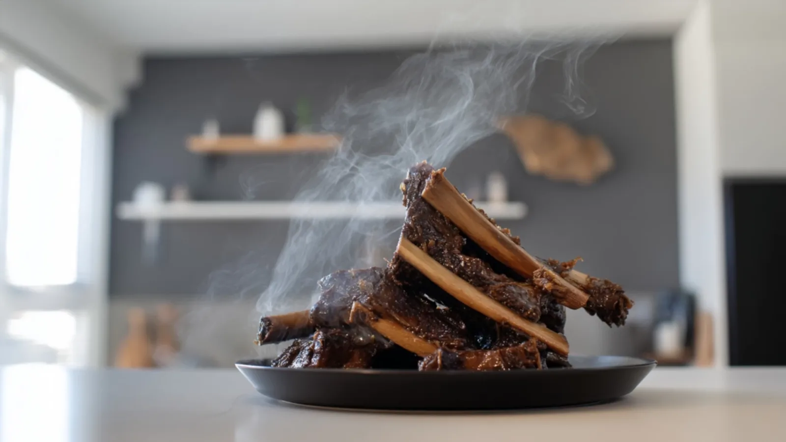 Фото блюда: Говяжьи рёбра в ароматном сусле для мягкости и насыщенного вкуса