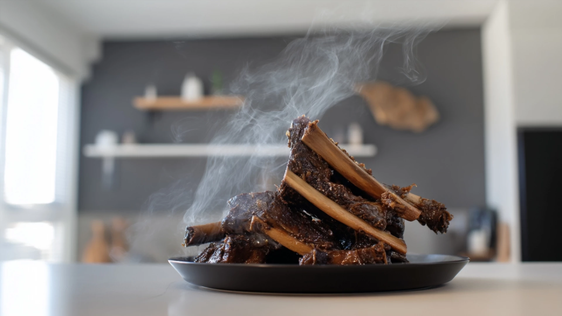 Фото блюда: Говяжьи рёбра в ароматном сусле для мягкости и насыщенного вкуса