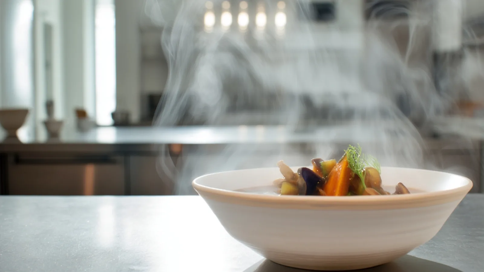 Фото блюда: Нежная хашлама с шиитаке в душистом бульоне