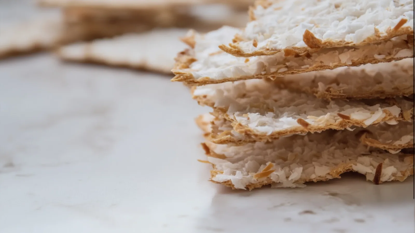 Фото блюда: Хлебцы с кокосовой стружкой – Легкий и вкусный перекус