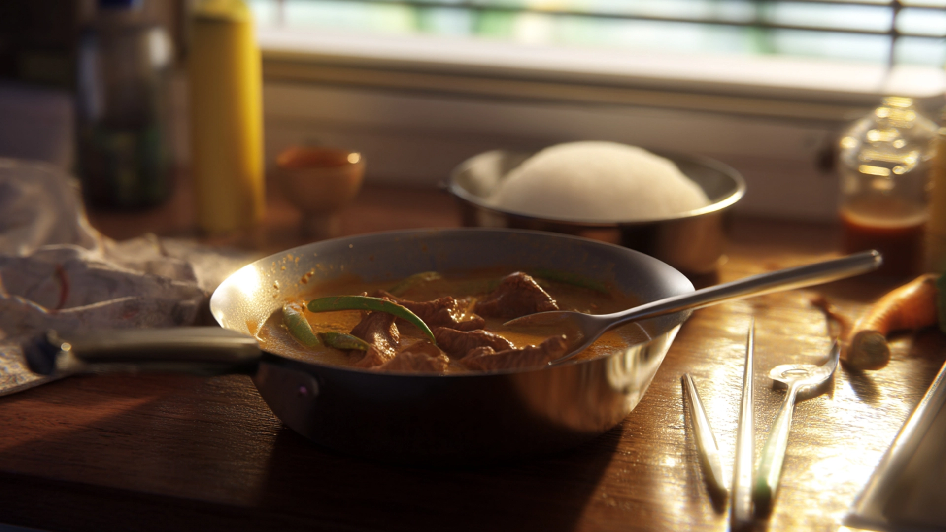 Фото блюда: Карри Пананг с нежной говядиной и насыщенным кокосовым соусом