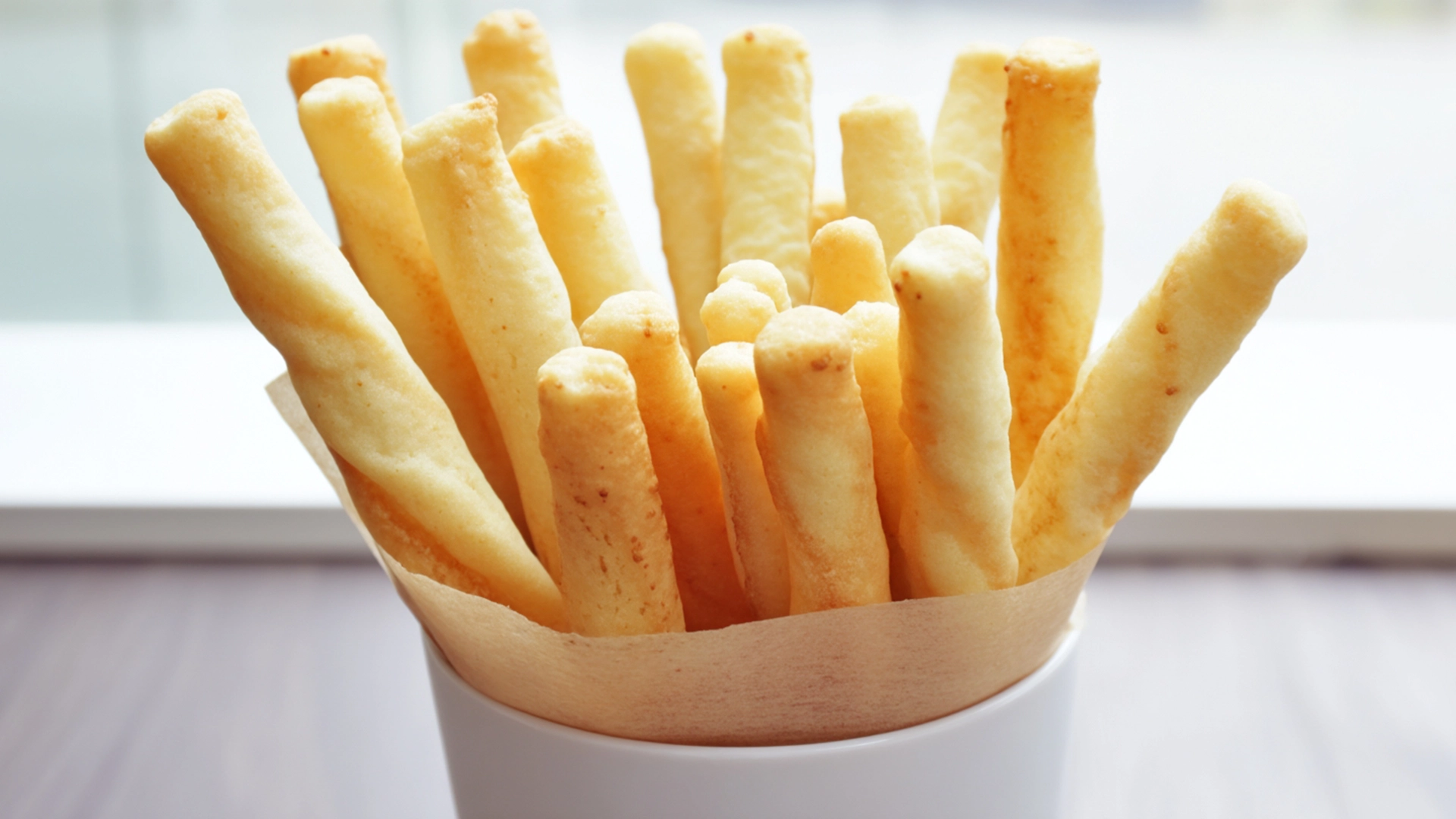 Фото блюда: Хрустящие картофельные палочки с мягкой сердцевиной