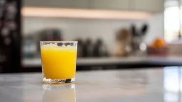 Фото рецепта Рецепт апельсинового киселя с джемом: как приготовить