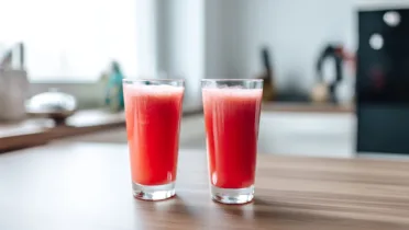 Фото блюда: Арбузный фреш с водкой для яркого вечера