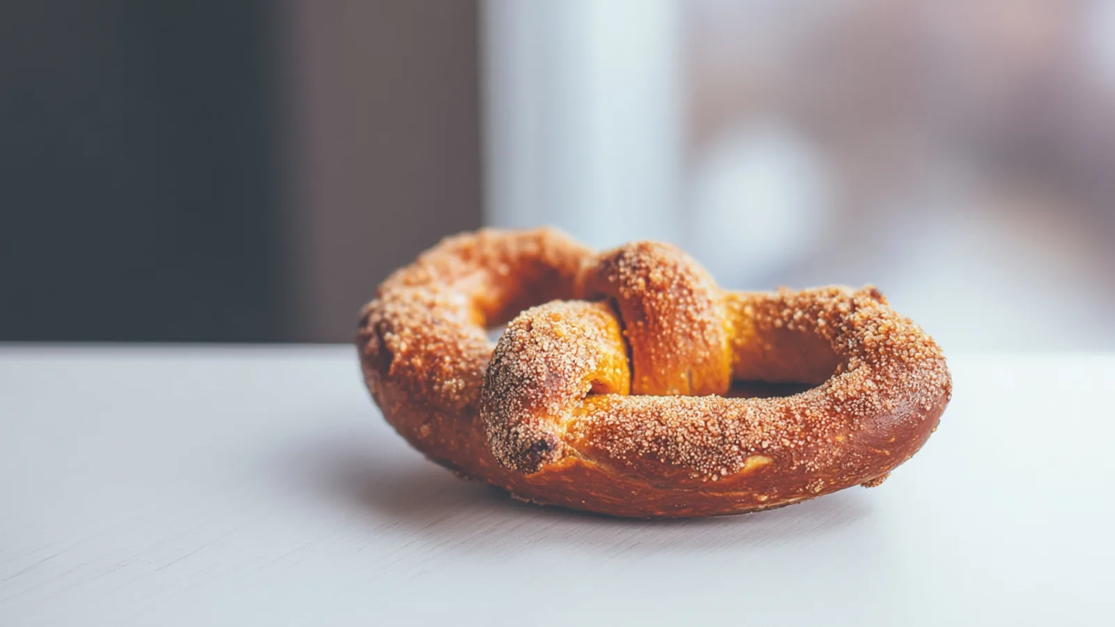 Фото блюда: Сладкий крендель с хрустящей корочкой