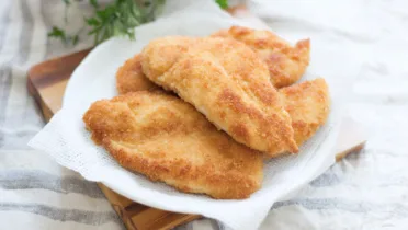 Фото блюда: Хрустящая курица по милански с мягкой сердцевиной