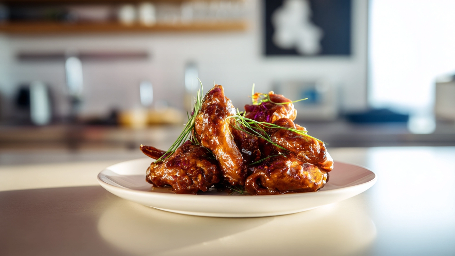 Фото блюда: Крылья в соусе из шалота с ярким ароматом