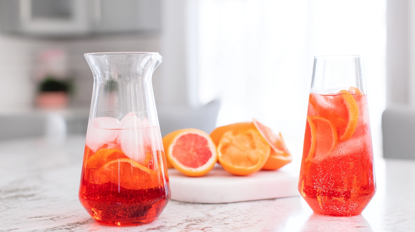 Фото блюда: Освежающий лимонад с яркой калиной