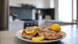 Фото блюда: Лимонная свинина с сочным вкусом и ярким ароматом цитруса