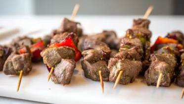 Фото блюда: Мини кебабы из говядины для быстрого фуршета