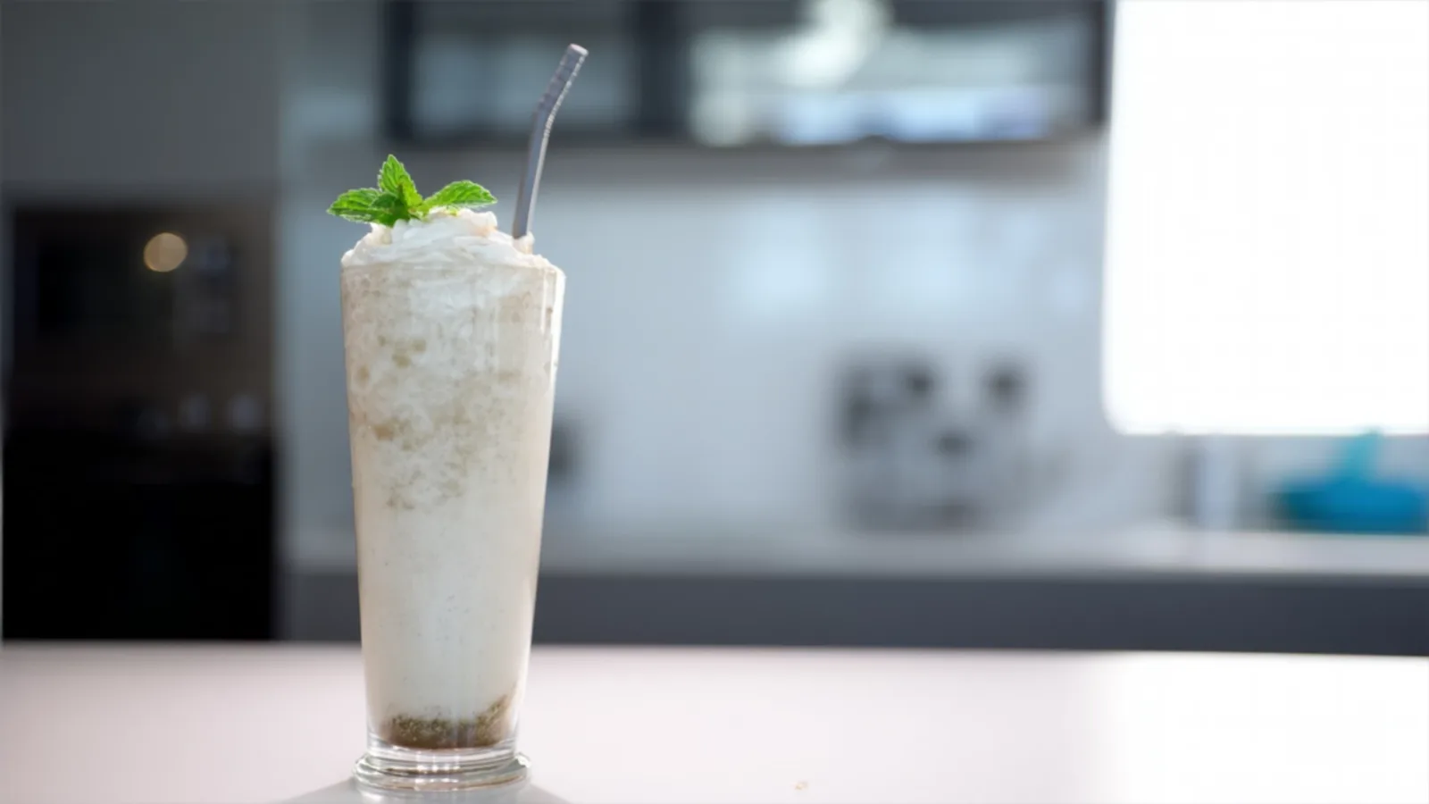 Фото блюда: Мятный фраппе освежающий кофе с мятным сиропом