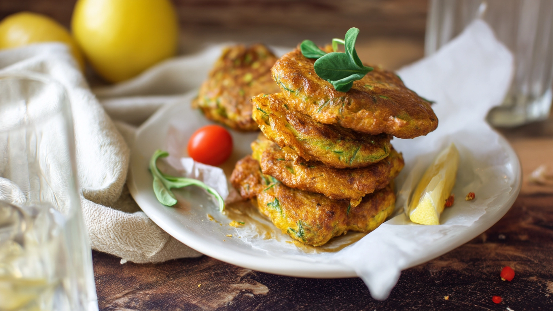 Фото блюда: Овощные оладьи с сочным вкусом