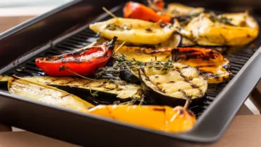 Фото блюда: Овощи гриль с ароматным чабрецом для легкого ужина