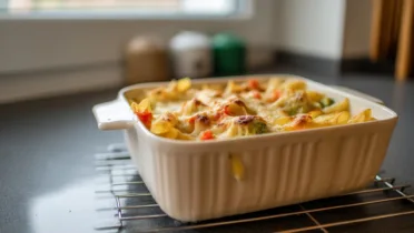 Фото блюда: Сытная овощная запеканка с мягкими макаронами