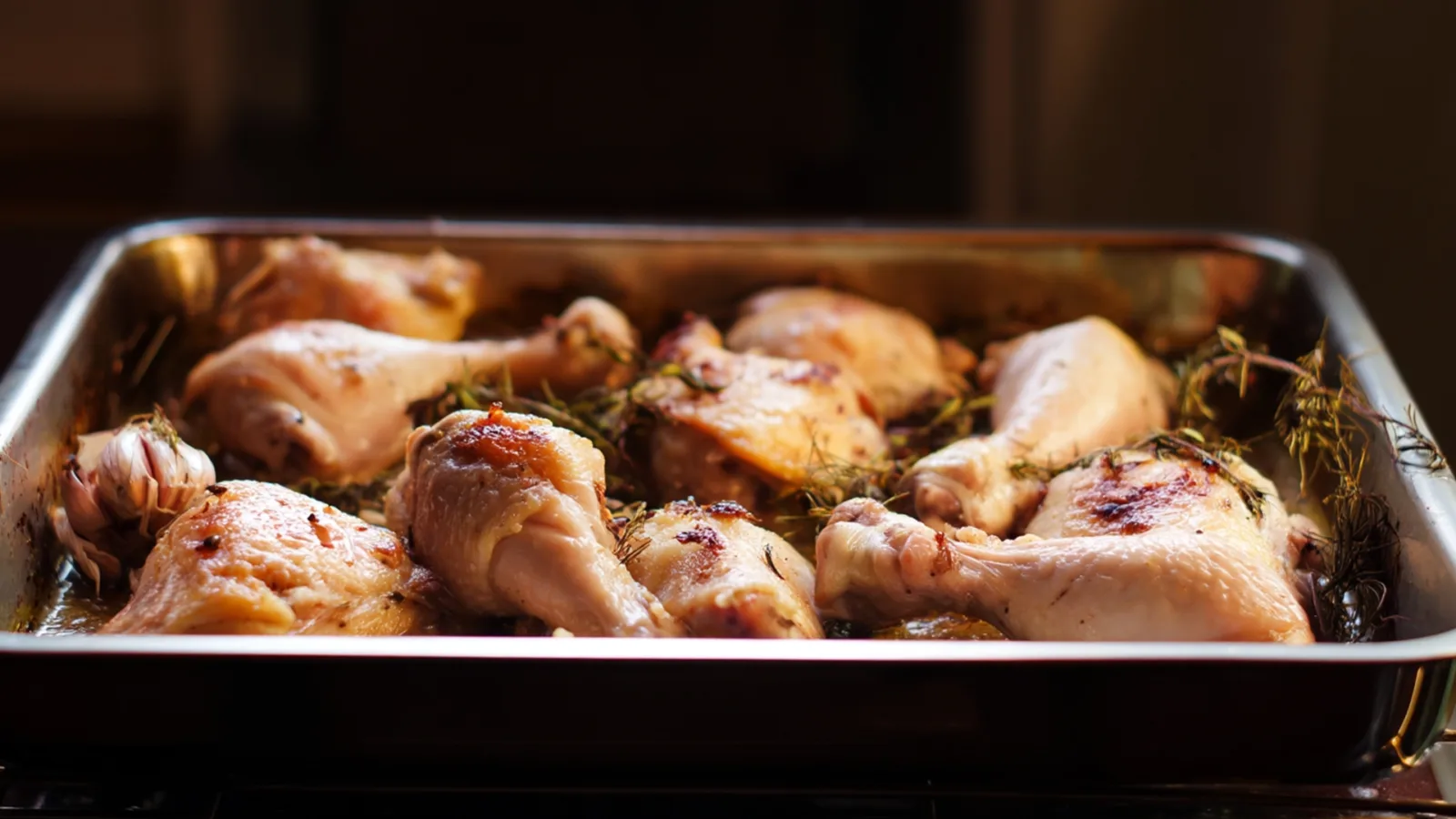 Фото блюда: Запеченный папоротник с сочной курицей в пряном соке