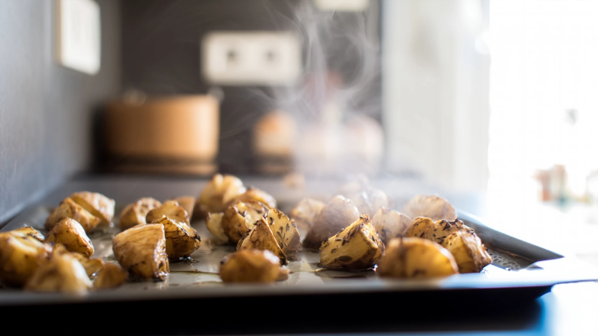 Фото блюда: Печёный топинамбур с трюфельным маслом