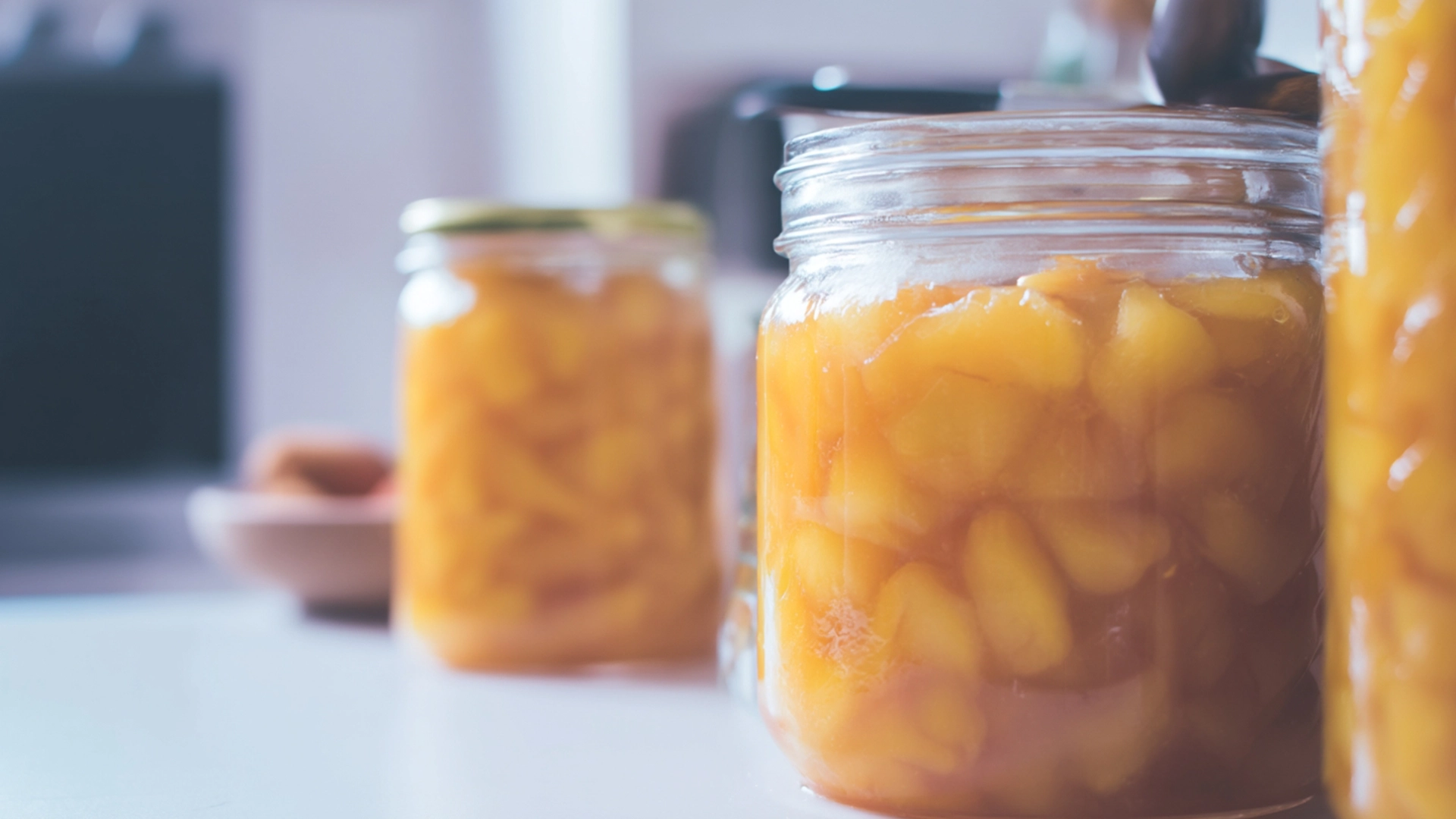 Фото блюда: Персиковое конфитюре с пектином для яркого вкуса