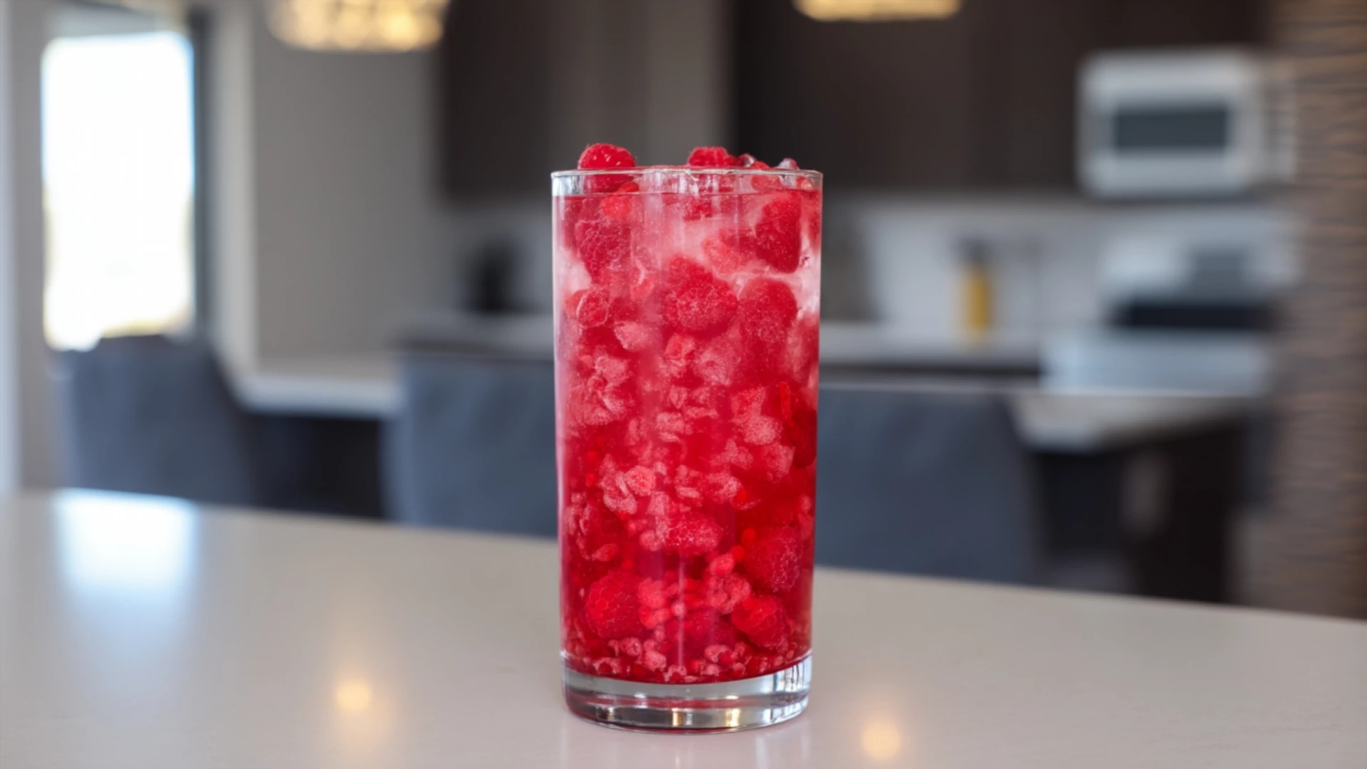 Фото блюда: Русский весна пунш со свежей малиной