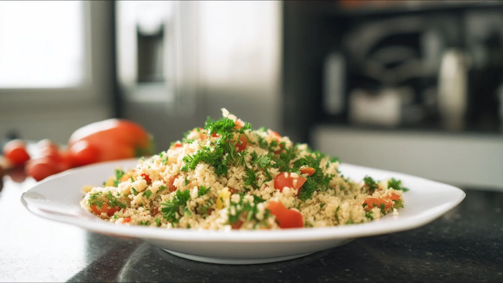 Фото блюда: Табуле с ярким вкусом зелени и лимона