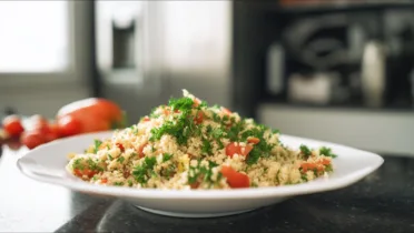 Фото блюда: Табуле с ярким вкусом зелени и лимона