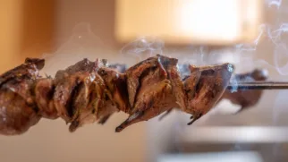 Фото рецепта: Шашлык из рябчика с пряным ароматом и нежным соком