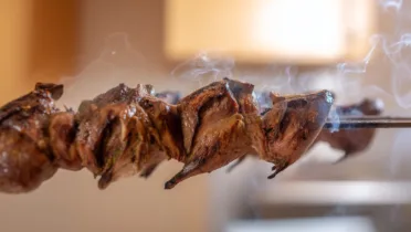 Фото блюда: Шашлык из рябчика с пряным ароматом и нежным соком