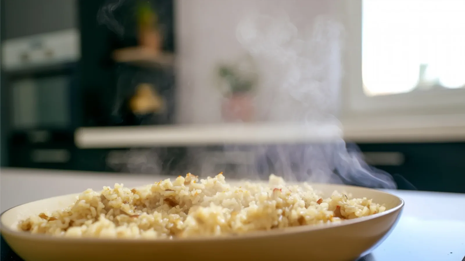 Фото блюда: Сливочный плов с плавленым сыром для нежного ужина