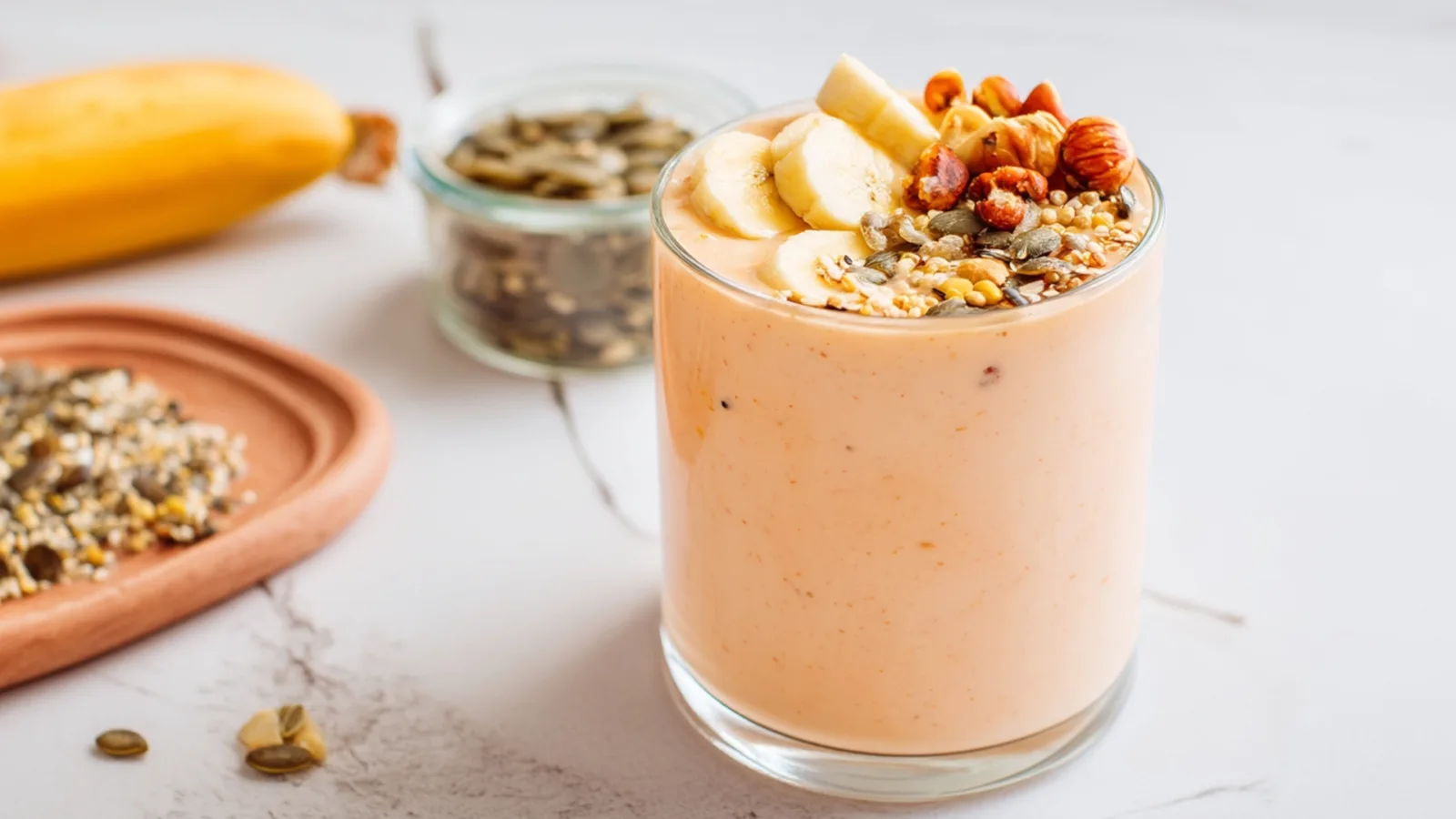 Фото блюда: Смузи боул с папайей который подарит вам яркое утро