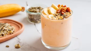 Фото блюда: Смузи боул с папайей который подарит вам яркое утро