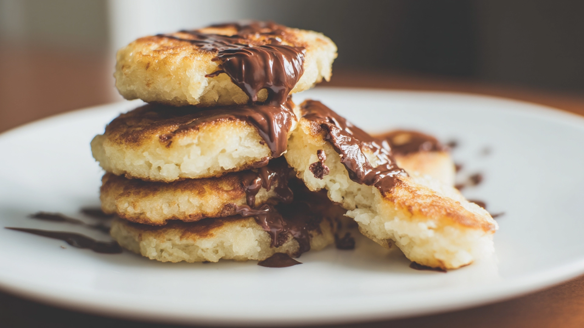 Фото блюда: Воздушные сырники с шоколадом для сладкого утра