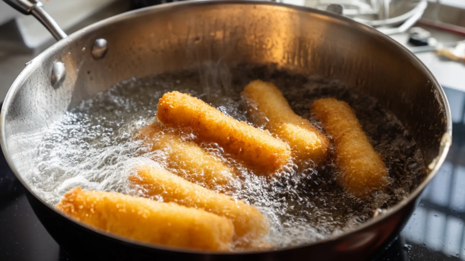 Фото блюда: Сырные палочки из колбасного сыра с хрустящей корочкой