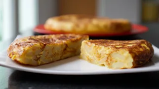 Фото рецепта: Испанская тортилья с нежным картофелем