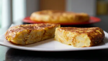 Фото блюда: Испанская тортилья с нежным картофелем