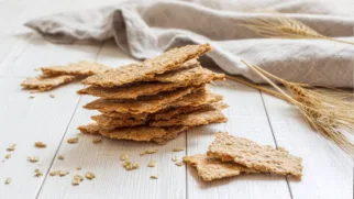 Фото рецепта: Хрустящее трискетт печенье по канадски с ярким злаковым вкусом